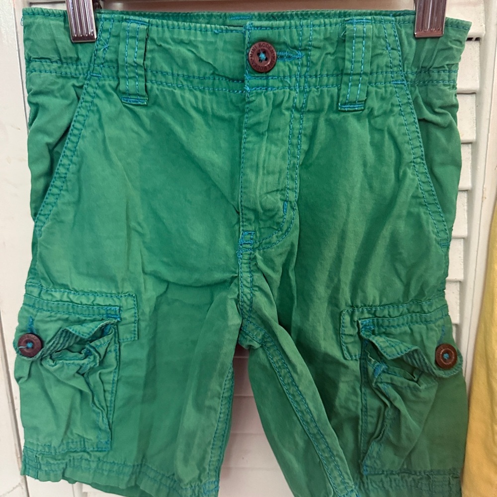 Mini Boden Vibrant Green Kids Trousers